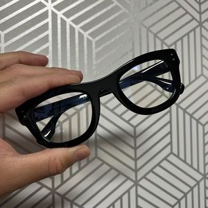 Burberry wayfarer style blue light glasses